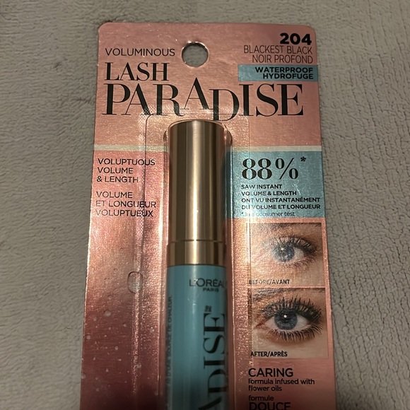 NWT L’Oréal Voluminous Lash Paradise Mascara 204 Black - Picture 3 of 6